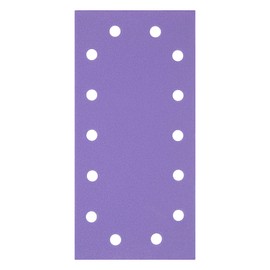 Trend 115 x 230 mm Half Sheet Sanding Pads, 60/120/240 Grit, 6 Pack, Film Abrasive for Dust-Free Smoothing and Finishing, AB/HLF/M6