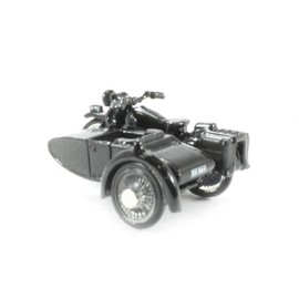 Oxford Diecast 76BSA006 Motorbike/Sidecar Police