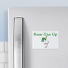 CafePress Never Give Up Stork And Frog Rectangle Magnet, 3"x2"