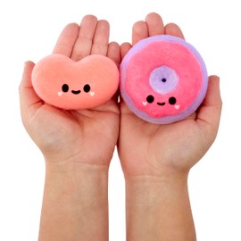 Fluffie Stuffiez Jelly Bean & Donut Minis Característica Coleccionable – Sorpresa Reveal Unboxing Suave y Squishable Tactile Play Fidget DIY