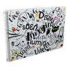 Cuaderno Marquilla Rayter Block Dibujo 30 Hjs C/papel China Color