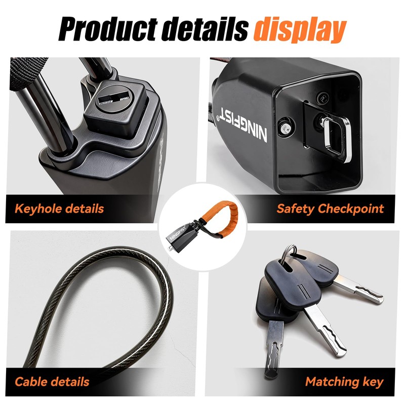 Steering Wheel Lock Anti-Theft Device, Heavy Duty Car Security Vehicle