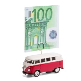corpus delicti Photo and Card Holder Compatible with VW Bus/Mobile Place Card Holder for Name Tags, Place Cards Weddings (Red) (20.2r)