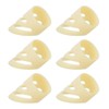 6Pcs Plastic Finger Picks for Guitar, Bass, Ukulele and Many