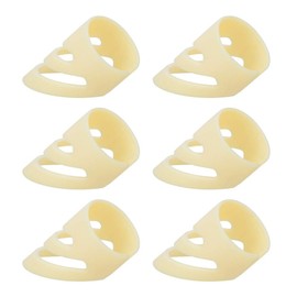 6Pcs Plastic Finger Picks for Guitar, Bass, Ukulele and Many Other Instruments(L) Playing Accessories