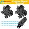 Set of 3, Engine Motor Mounts and Trans Mount Compatible