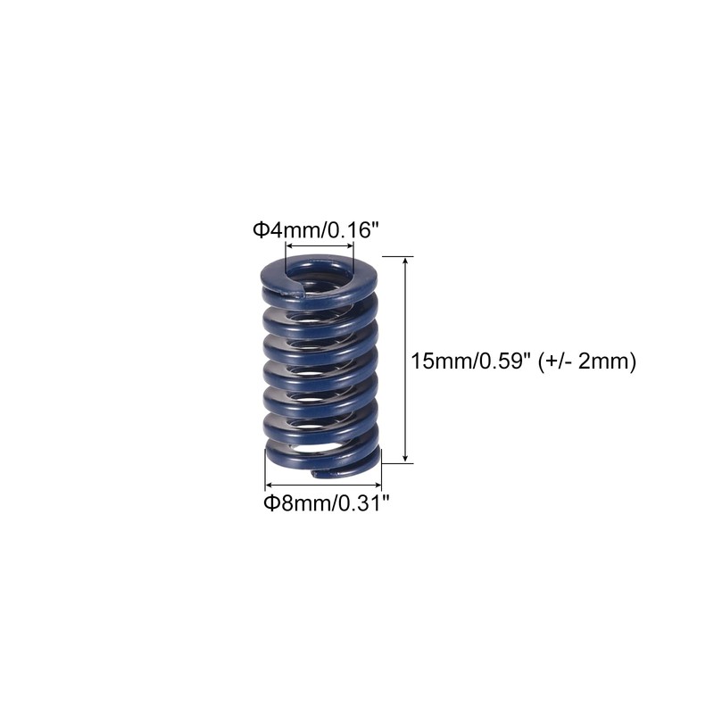 sourcing map Tool Spring Compression Springs 8 mm Outer Diameter