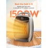 Portable Space Heater, Brightown 1500W Personal Electric Heater with Timer,
