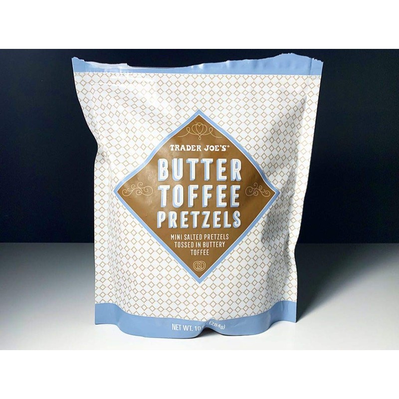 Trader Joe's Butter Toffee Pretzels 10 oz (Pack of 2)