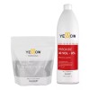 Yellow Professional  Yellow Polvo Decolorante 9 Niveles 500g + Peróxido 1 L Tono TONO 9