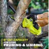 RYOBI 18V Brushless 8 in. Battery Compact Pruning Mini Chainsaw