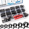 smseace 75Pcs Spring Band Hose Clamp 19 21 23 24