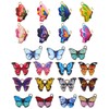 KGDUYC Butterfly Charms - 23 Pieces Butterfly Pendants Colourful Printed