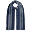 Stetson Verio Wool Scarf Striped Detail Women and Men Spring,