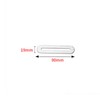4Pcs Sliver Slotted Brace,Flat Straight Brace Brackets,Adjustable Corner Code,Stainless Steel