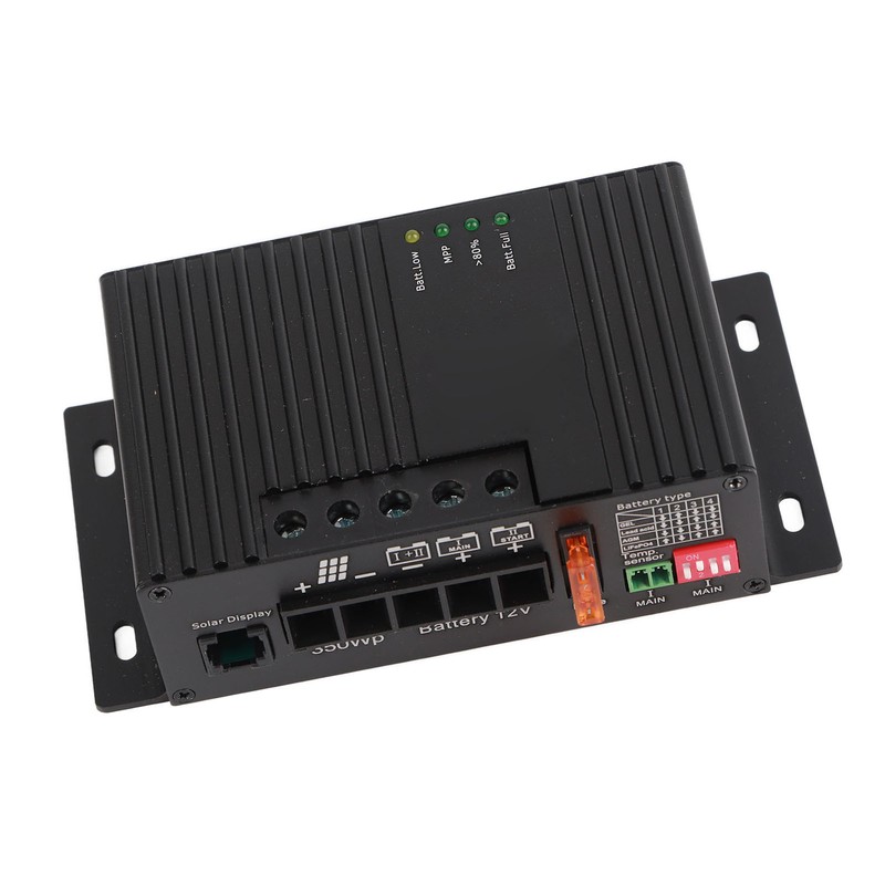 MPPT Solar Charge Discharge Controller Dual Battery Charging 12V Solar