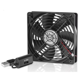 PC Lüfter USB 120mm mit einem Thermostat