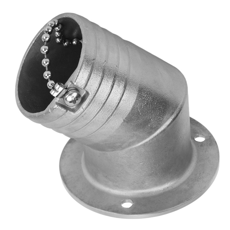 Angled Boat Deck Fill Cap 316 Stainless Steel Marine Deck