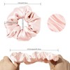 MILAIUN Pack of 5 Hair Bobbles 100% Silk Scrunchies Elastic