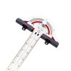 WEITARI Woodworkers Edge Ruler, Thickness 1.5mm Protractor Angle Finder Woodworking
