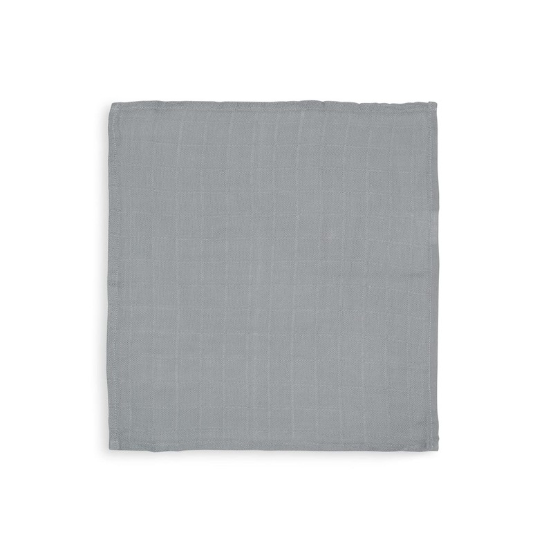 Jollein 437-848-65308 Burp Cloths Grey Pack of 3 31 x