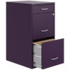 Hirsh Industries LLC Space Solutions 18"D 3 Drawer Metal Organizer