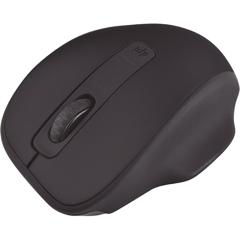 Quaroni Mouse MIQ01N. Sensor Optico, 4 Botones Scroll, Inalámbrico, 16001200800