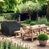 KylinLucky Outdoor Furniture Covers Waterproof, 3-Seater Patio Sofa Cover Fits