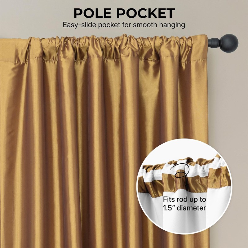 HPD Half Price Drapes Blackout Curtains for Bedroom & Living