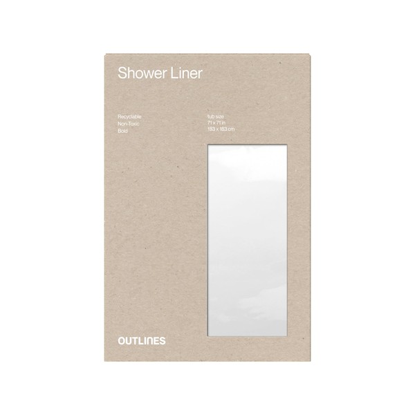 OUTLINES The Shower Liner (Frost, Tub (71"x71"))