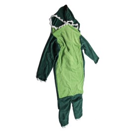 Adult Dinosaur Jumpsuit Pajamas Wearable Dinosaur Blanket Animal Hooded Blanket Super Soft Warm Cozy Flannel Fleece Loose Fitting M