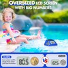 Pircaath 2026 Next-Gen Solar Pool Thermometer Floating Easy Read, Digital