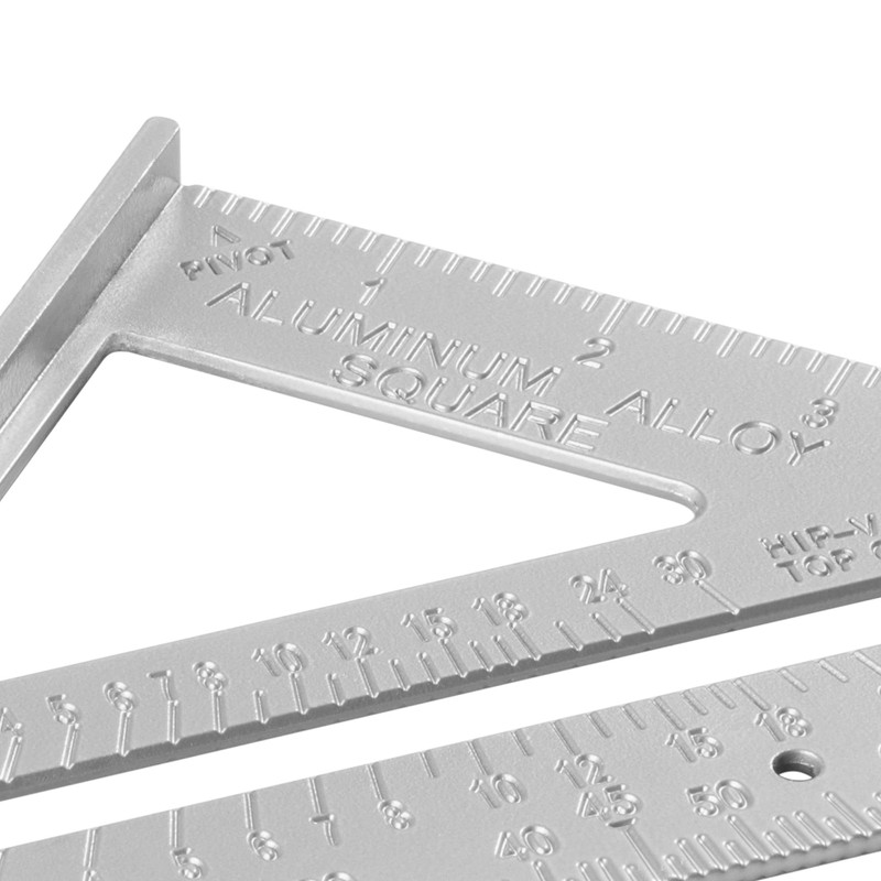 Jazooli 7" Aluminium Multifunctional Set Square Tri-Square Mitre Saw Guide