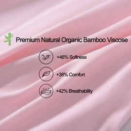 Viforu Rayon from Bamboo Sleep Sack Baby Wearable Blanket 0.5 Tog Sleeping Bag 18-24 Months Soft Newborn Sleeper 2-way Zipper Sleepsack Fall Girls Boys Swaddle Blanket Sacks Pink
