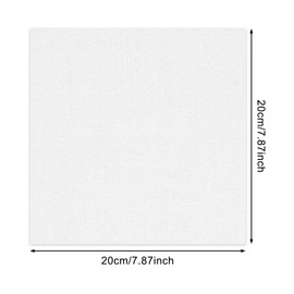 Canvas for Painting, 8 Packs Blank Canvas Paper - 20x20cm, Art Small Canvases for Painting Cotton Oil Painting Paper for Acrylic & Oil Paint & Wet Water Art Media, Hobby Painters and Beginner