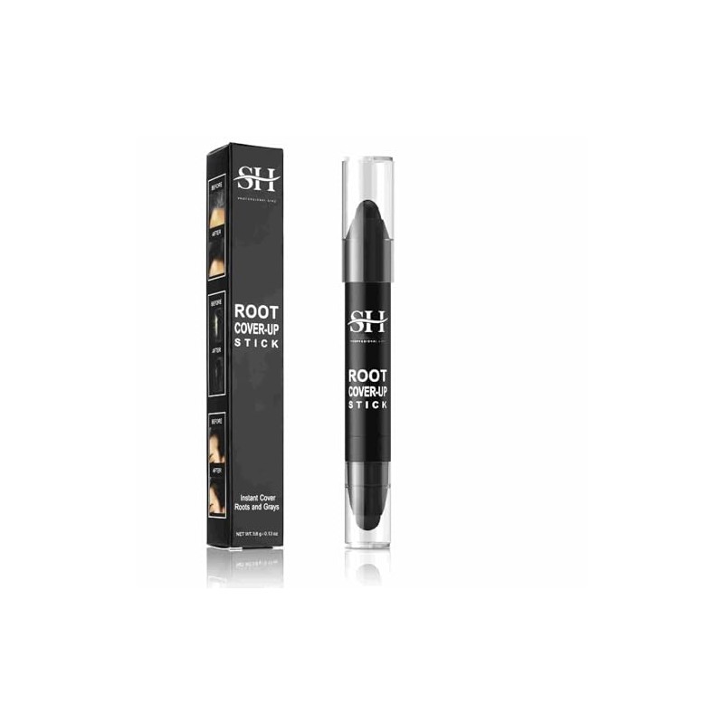 gowwim Retoque de Raíz, Marrón Oscuro, Lápiz Corrector de Raíz