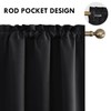 DWCN Blackout Curtains Thermal Insulated Energy Saving Bedroom and Kitchen