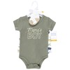 Hudson Baby Infant Boys Bodysuit, Short and Sock, Mamas Boy
