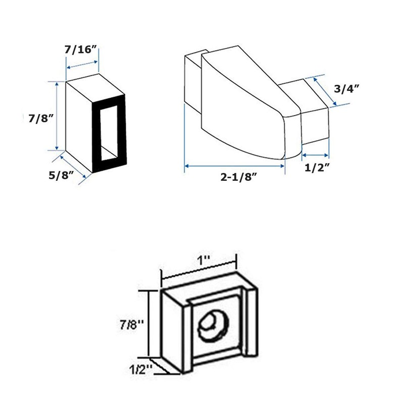TechnologyLK Clear Acrylic Towel Bar Brackets with Bright Chrome Sleeve