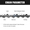 8 Inch Chainsaw Chain 3/8" LP Pitch, 050" Gauge, 33