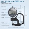 ALLmeter Digital Thickness Gauge, 0.01mm Resolution, 0-12.7mm Range