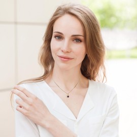 COAI Gold Plated Silver Crescent Moon Birthstone Necklace for Women, Amethyst Necklace, Women's Purple Crystal Necklace