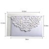 Wedding Invitation Cards,10pcs Laser Cut Floral Design Invites Pocket for