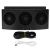 Mingzhe Car Exhaust Fan 3 Fans 2 Levels USB Powered