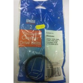 VACUUM DRIVE BELT TO SUIT HOOVER JUNIOR 1036, 1040, 1104, 1108, 1206, COMPACT 2128, 2132, 2206, 2210.