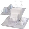 Rosenstein & Söhne Dish Drainer with 2 Draining Mats, 1