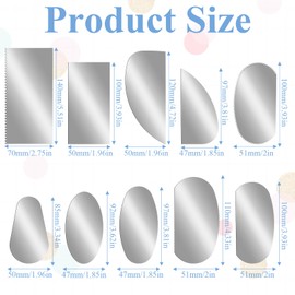 Steel Pottery Tools Clay Ribs 10 Pcs Carbon Steel Blade Polymer Clay Cutting Slicing Tools Shaper Trimming Tool Serrated Scraper Crafts Sculpting Kits for Sculpting Texturing Artists Modeling Potter