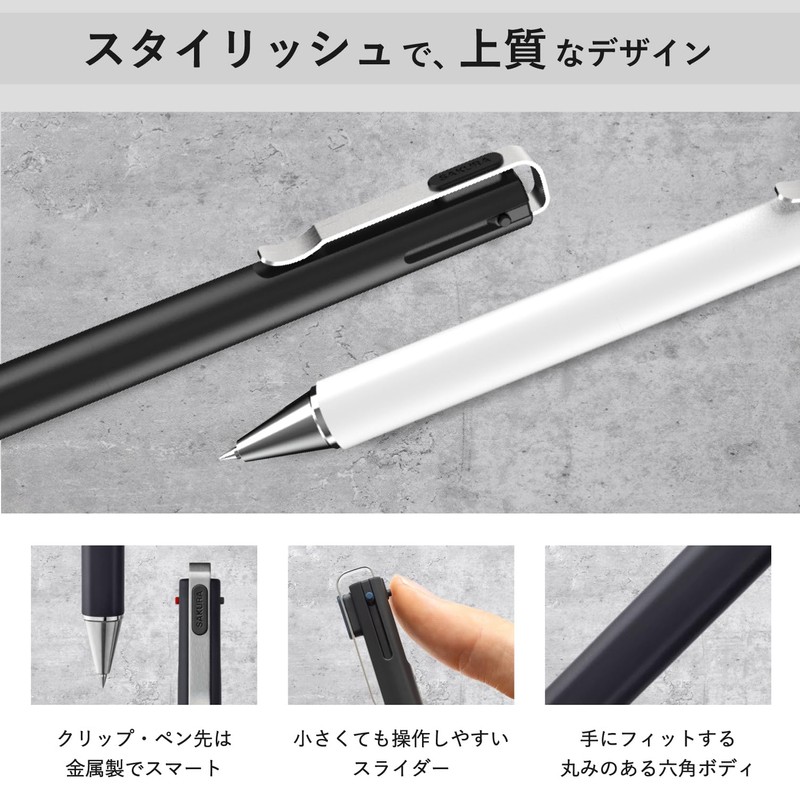 Sakura Crepas GB3D854#49A Ballpoint Sign iD 3C 0.4mm Black A
