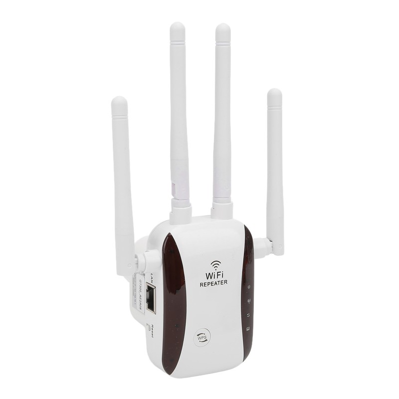 WiFi Range Extender 300Mbps 4 Antennas Wireless Signal Repeater Amplifier