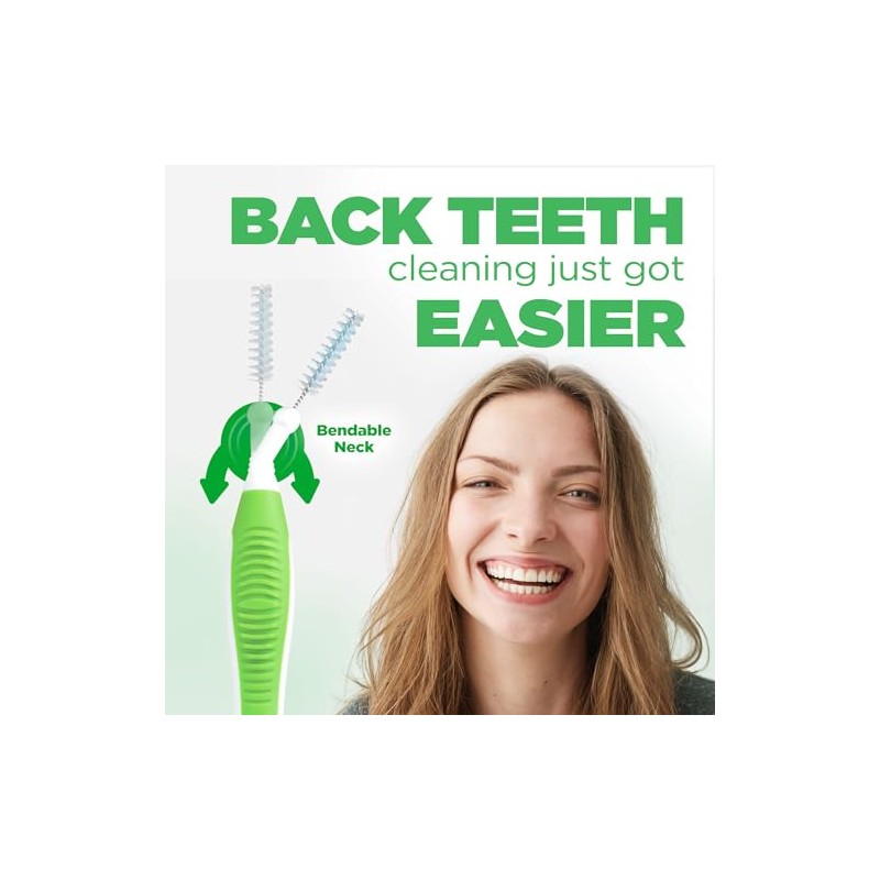 GUM Proxabrush Go-Betweens - Cepillos interdentales apretados, artículo 872 muestras